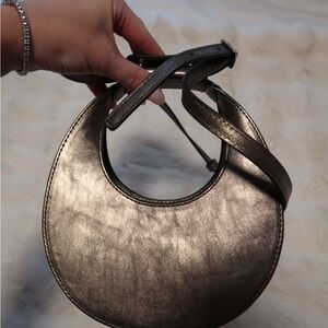 STAUD Metallic Gold Women's Handbag